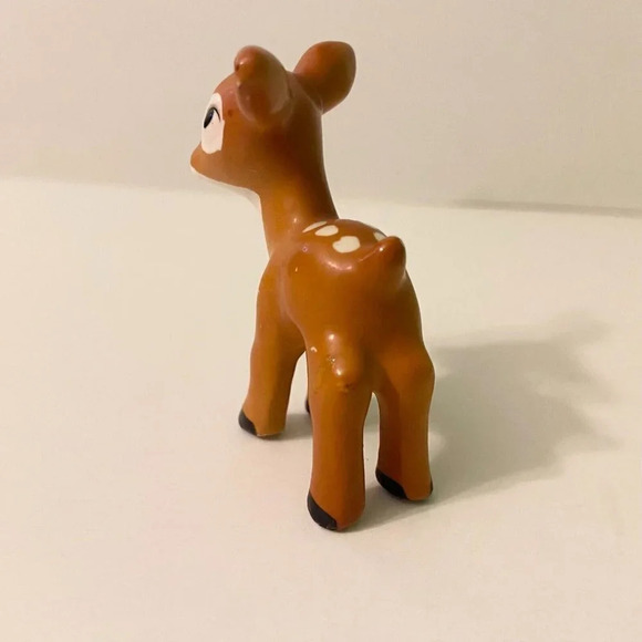 Vintage Small  Ceramic Deer Fawn Figurine 2.25 Inch Tall Germany Figure - Picture 2 of 15